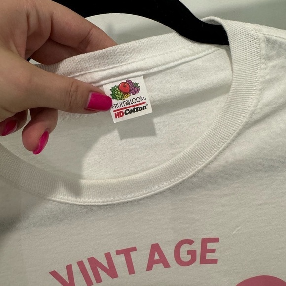 NWOT VINTAGE 1990 100%  Cotton T-Shirt - Size M - Picture 2 of 3
